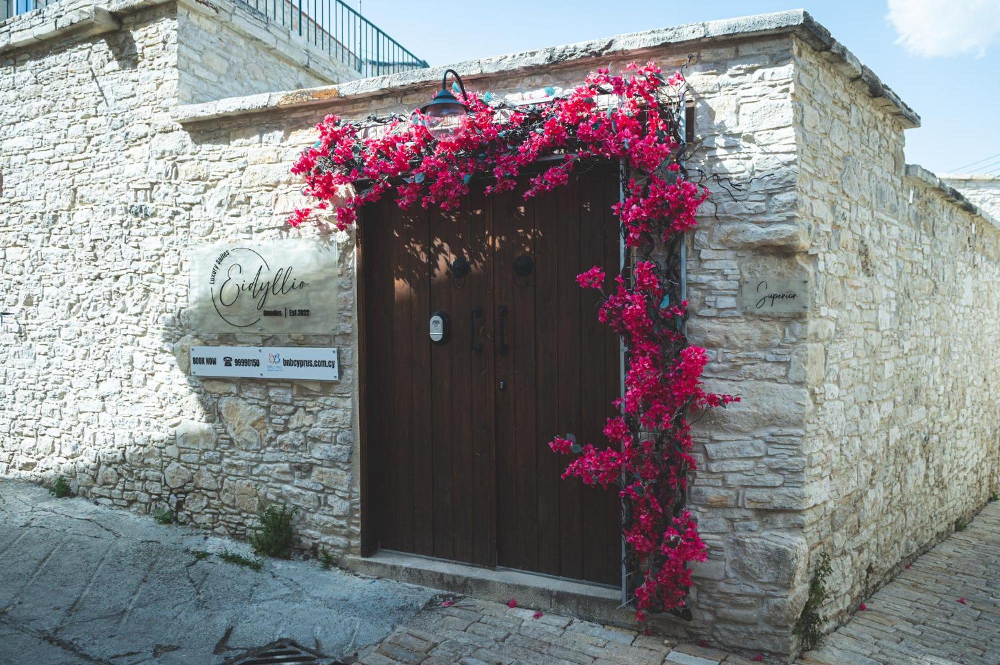 Eidyllio Luxury Suites Omodos Buitenkant foto